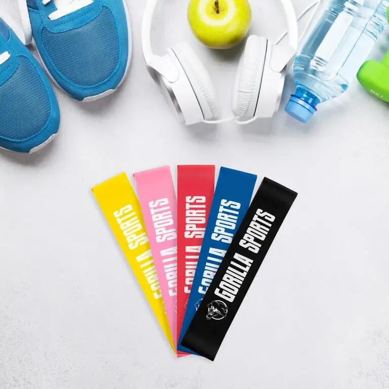 Kit 6 Bandas Resistencia Fitness  Gorilla Sports 2/7