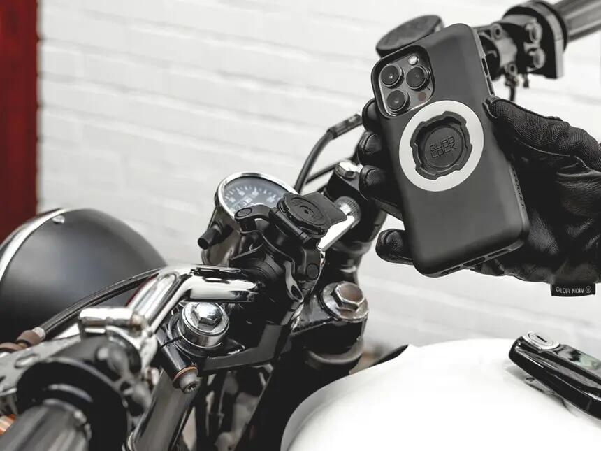 Soporte para smartphone moto QUAD LOCK PRO - soporte para manillar 4/5