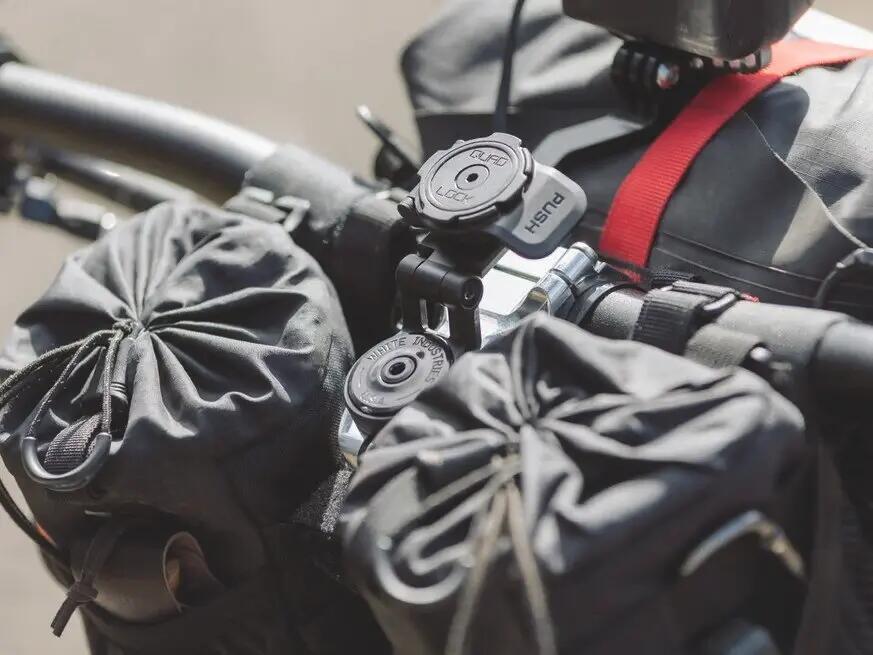 Suporte de montagem ajustável para tampão de direção de bicicleta Quad Lock 3/4
