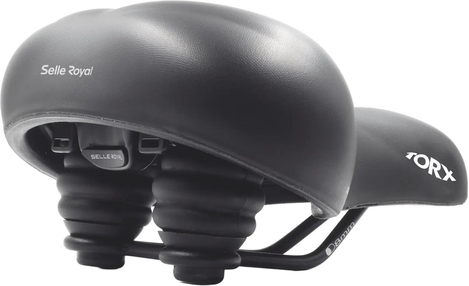 Selle Royal Torx Premium Unisex Zwart - Comfortabel Fietszadel 3/7