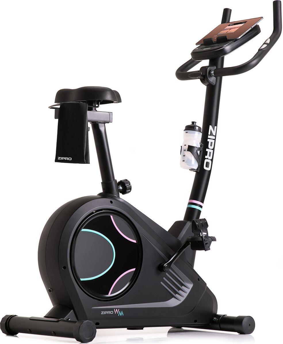 Bicicleta estática electromagnética Zipro Flame WM con iConsole+ Kinomap cardio 15/16
