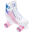 Klassische Retro Einstellbare Rollschuhe Serena Navy/Pink
