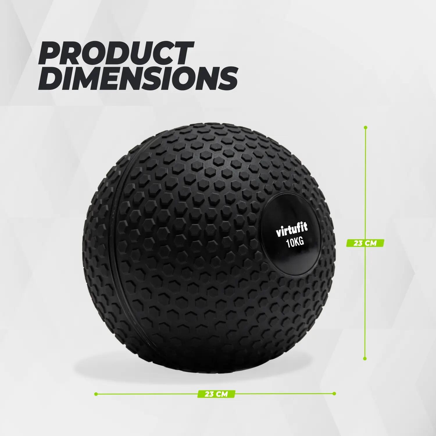 Slam Ball - Fitness Ball - Black - 10 kg 4/7