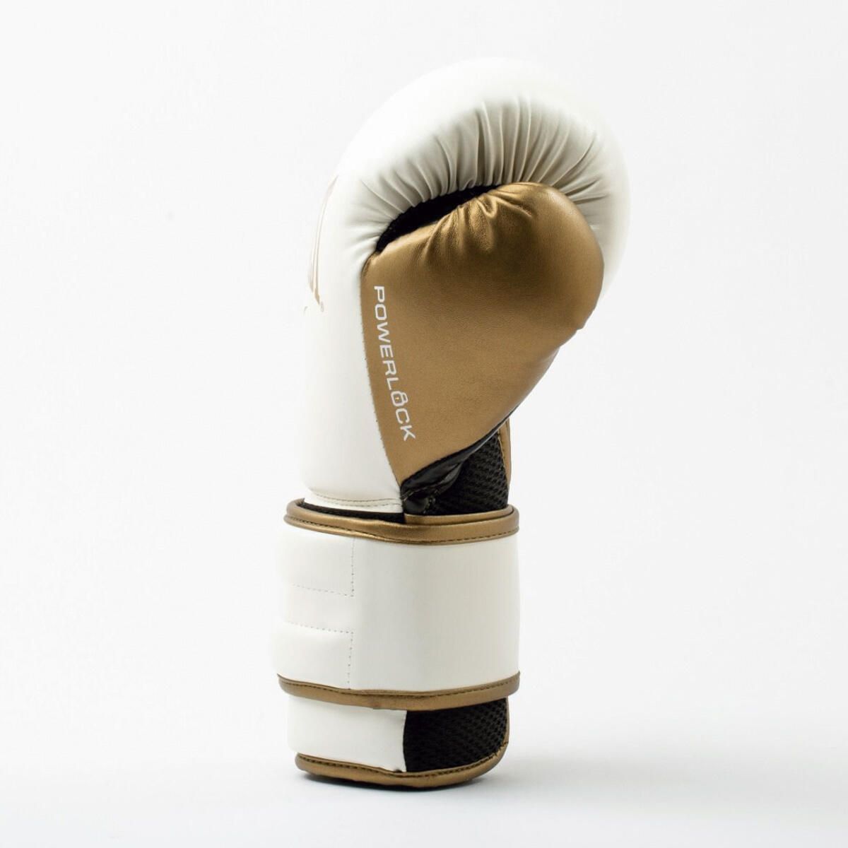 Guantes de boxeo - Powerlock 2R - Blanco/Oro 3/6