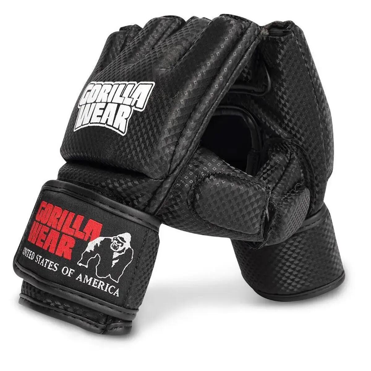 Manton MMA Gloves (With Thumb) - Nero/Bianco 4/7