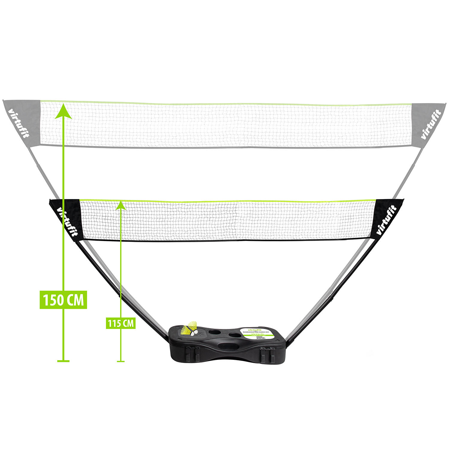 Ensemble de badminton et de tennis portable 2 en 1 5/8