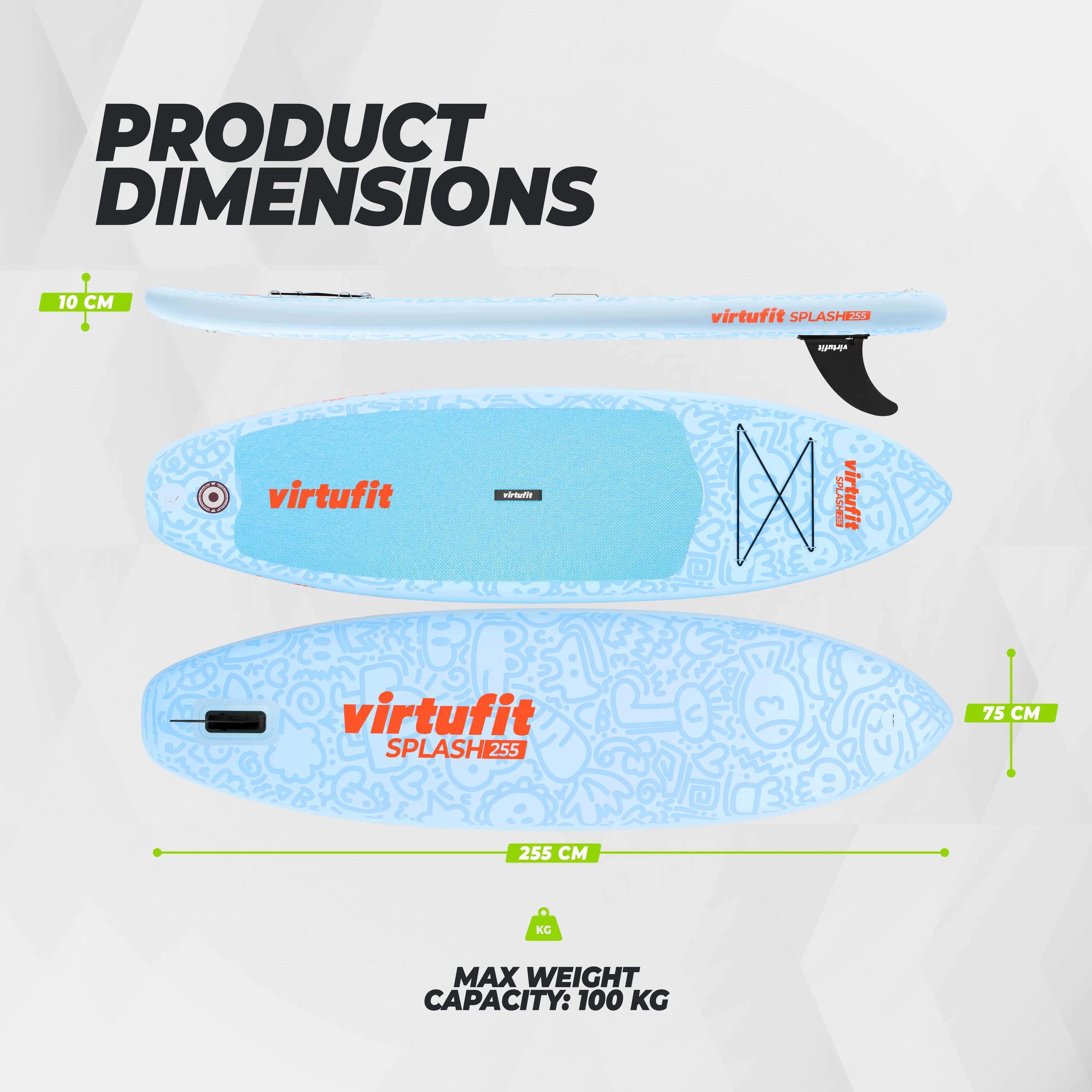 Supboard Splash 255 - Wave Blue 7/7