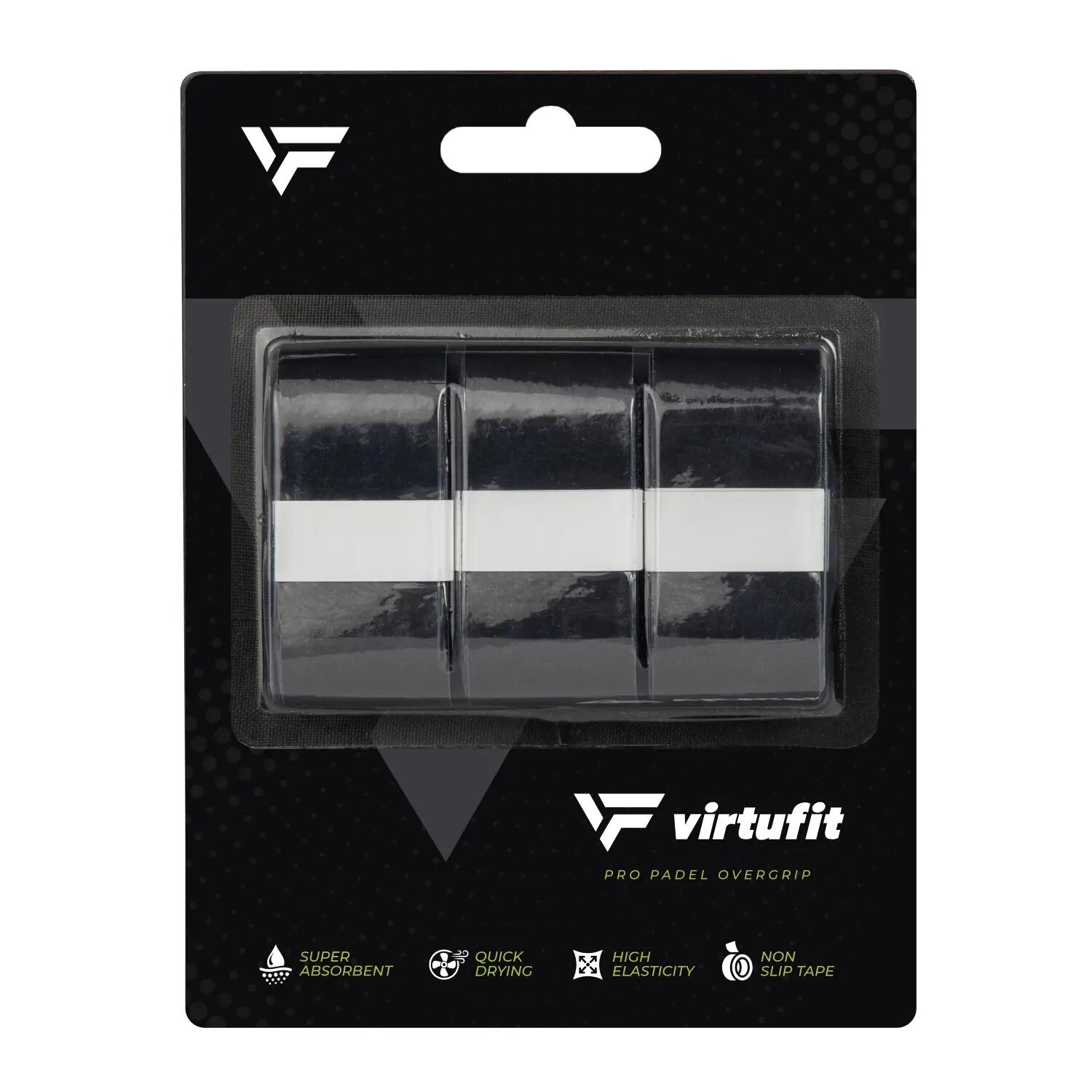 Pro Padel Overgrip - Zwart - 9 Stuks 6/6