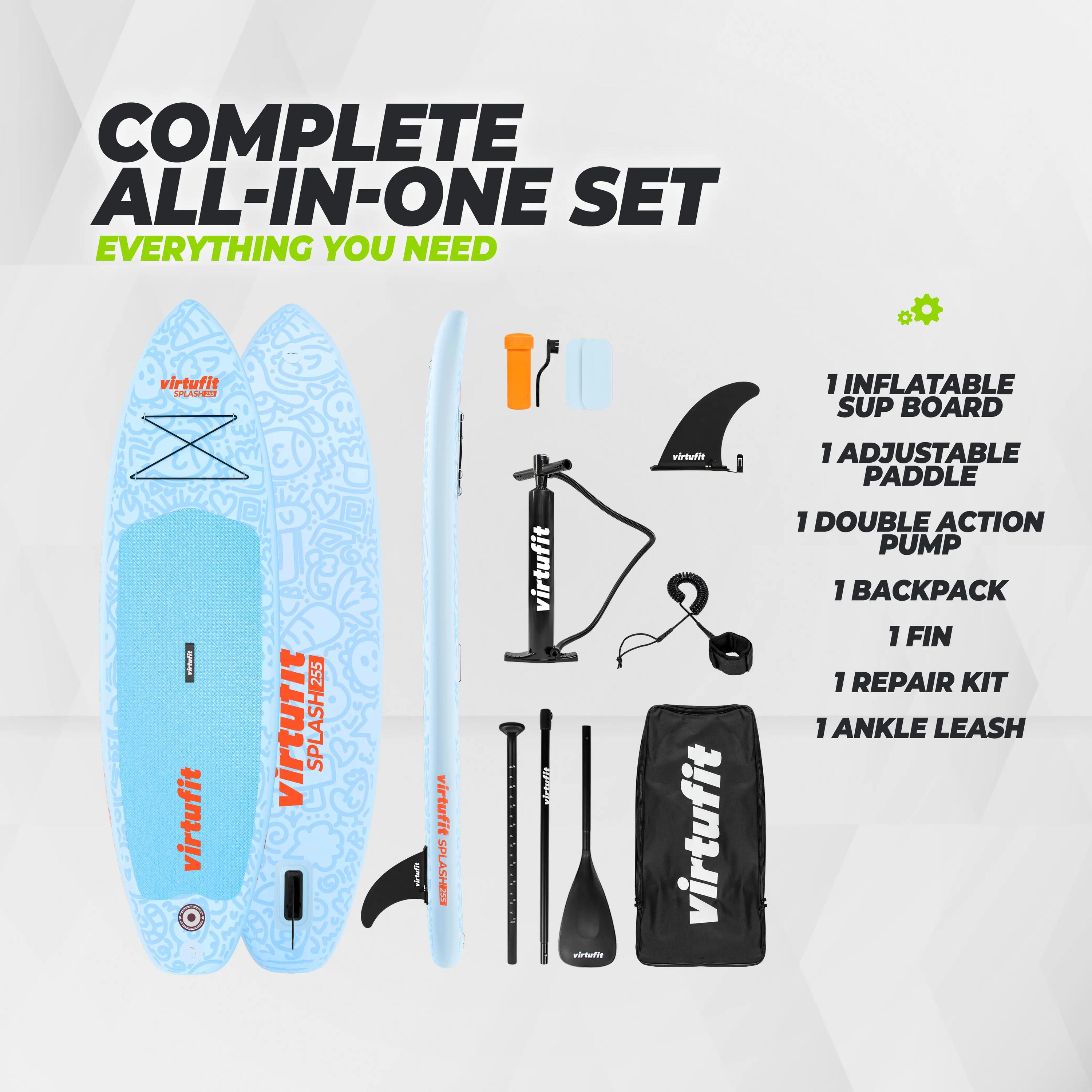 Supboard Splash 255 - Wave Blue 6/7