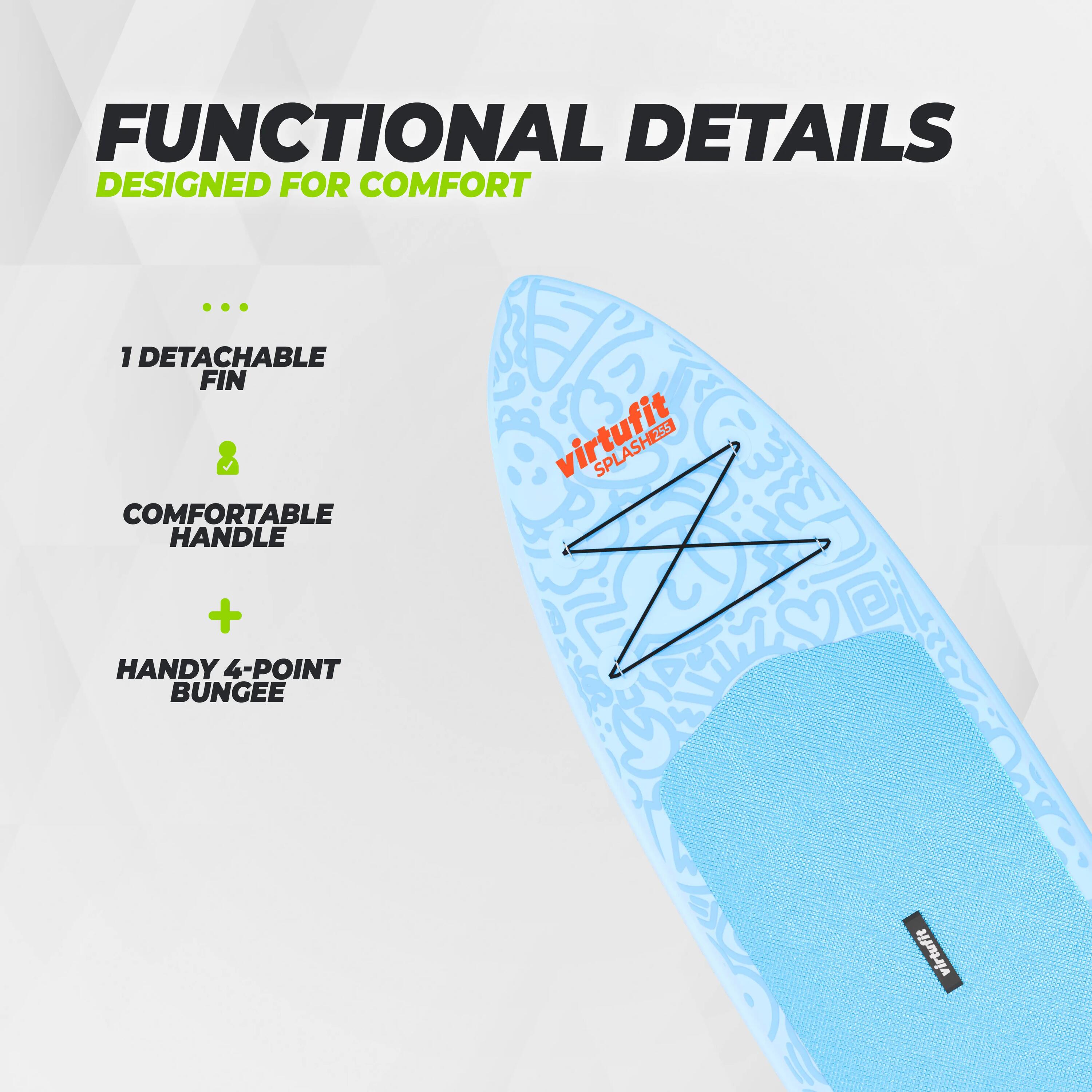 Supboard Splash 255 - Wave Blue 4/7