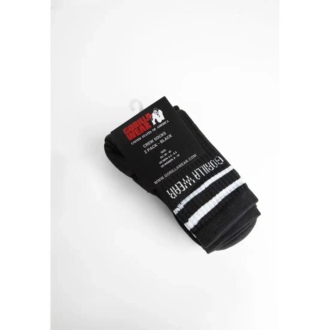 Chaussettes de sport 2-Pack - Noir - EU 35-38 5/6