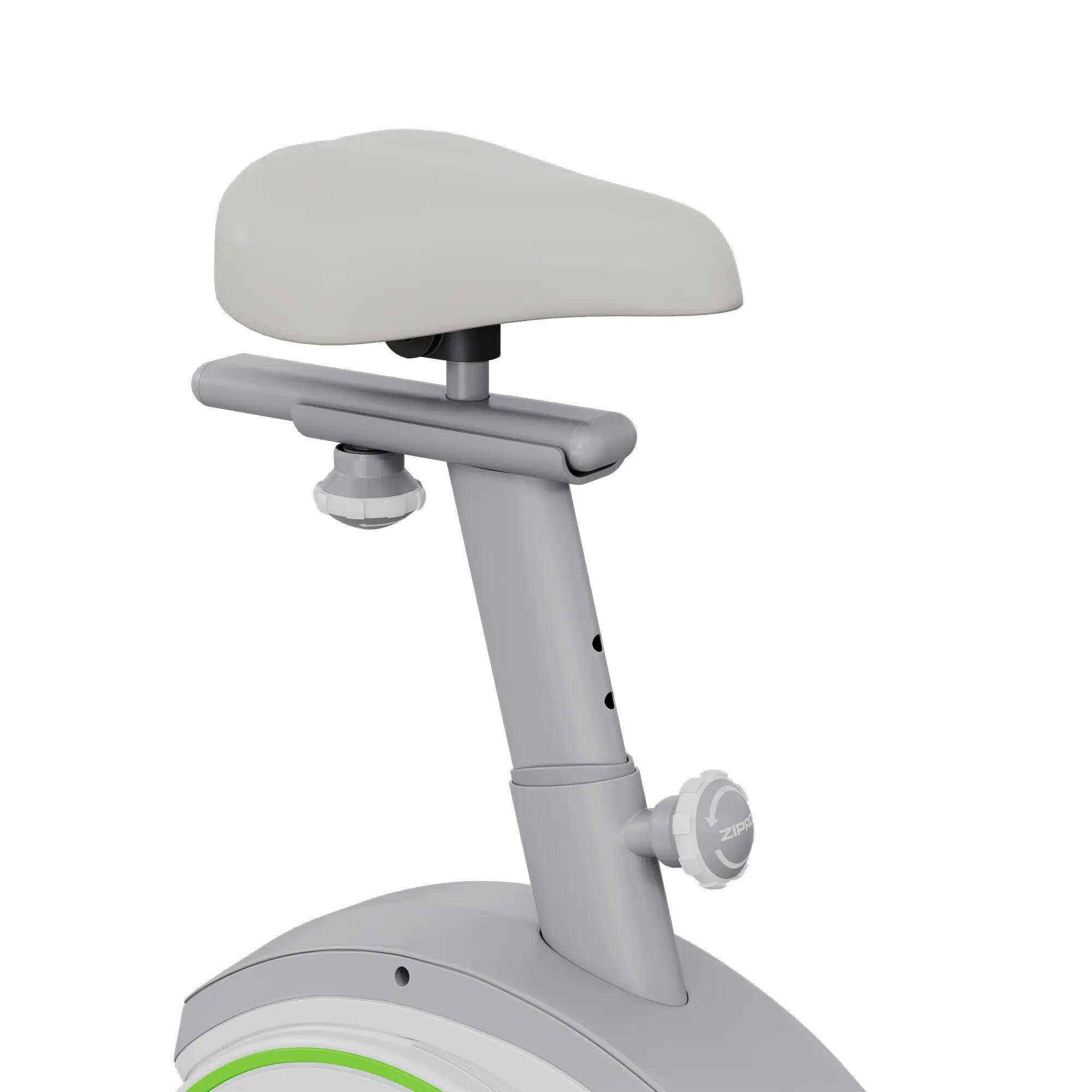 Bicicleta Estática eletromagnético Zipro Rave White Zwift Kinomap para cardio 12/14