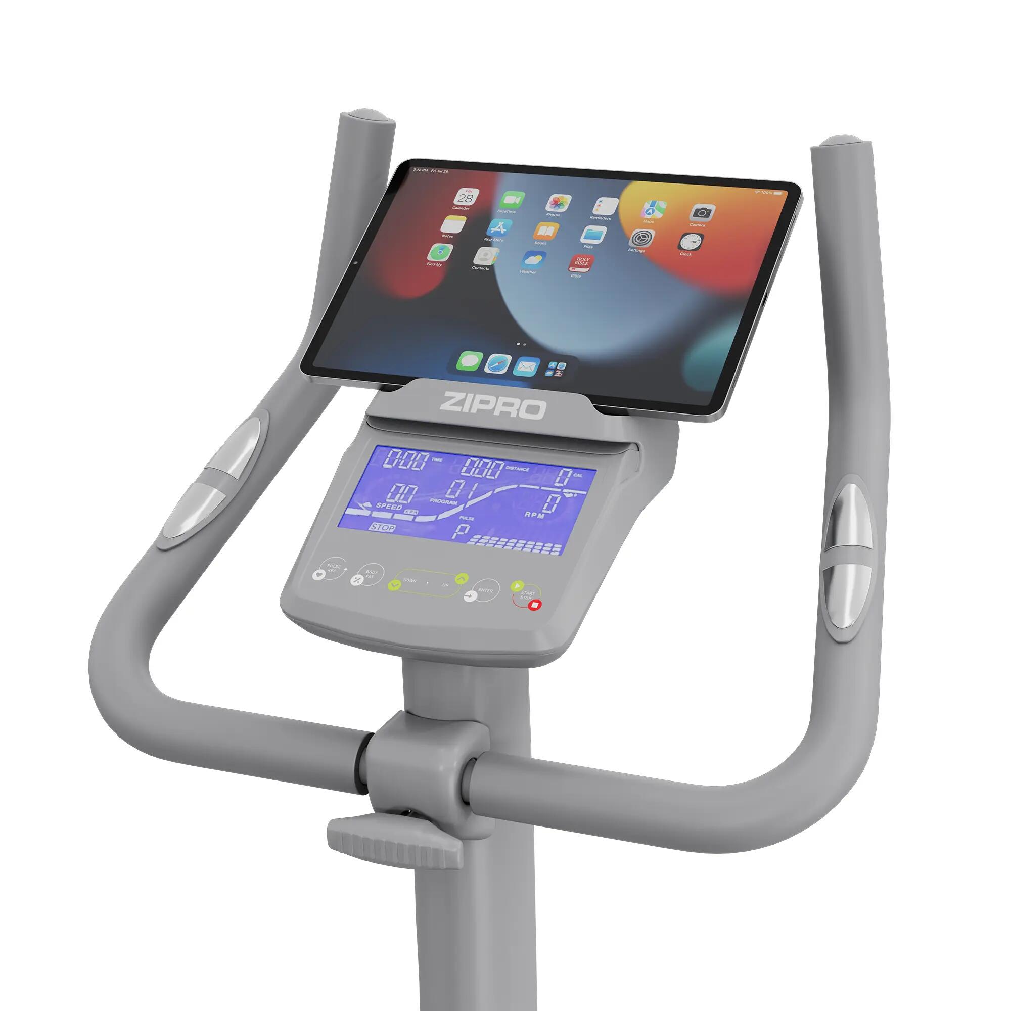 Bicicleta Estática eletromagnético Zipro Rave White Zwift Kinomap para cardio 11/14