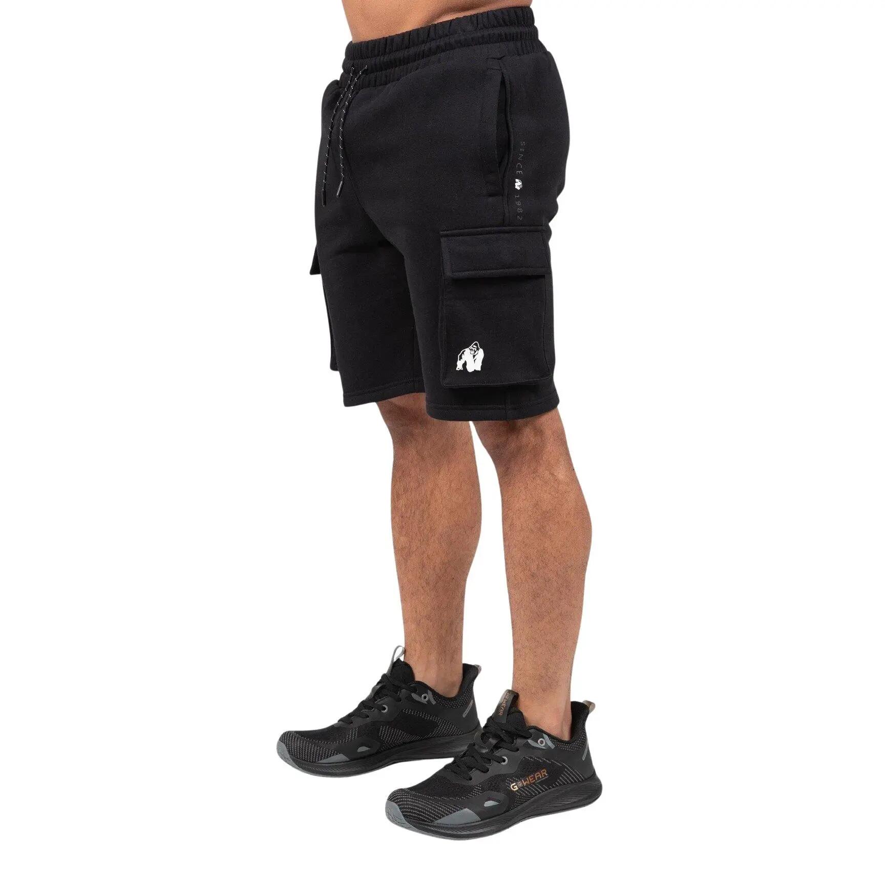 Hudson Cargo Sweat Shorts - Zwart 3/6