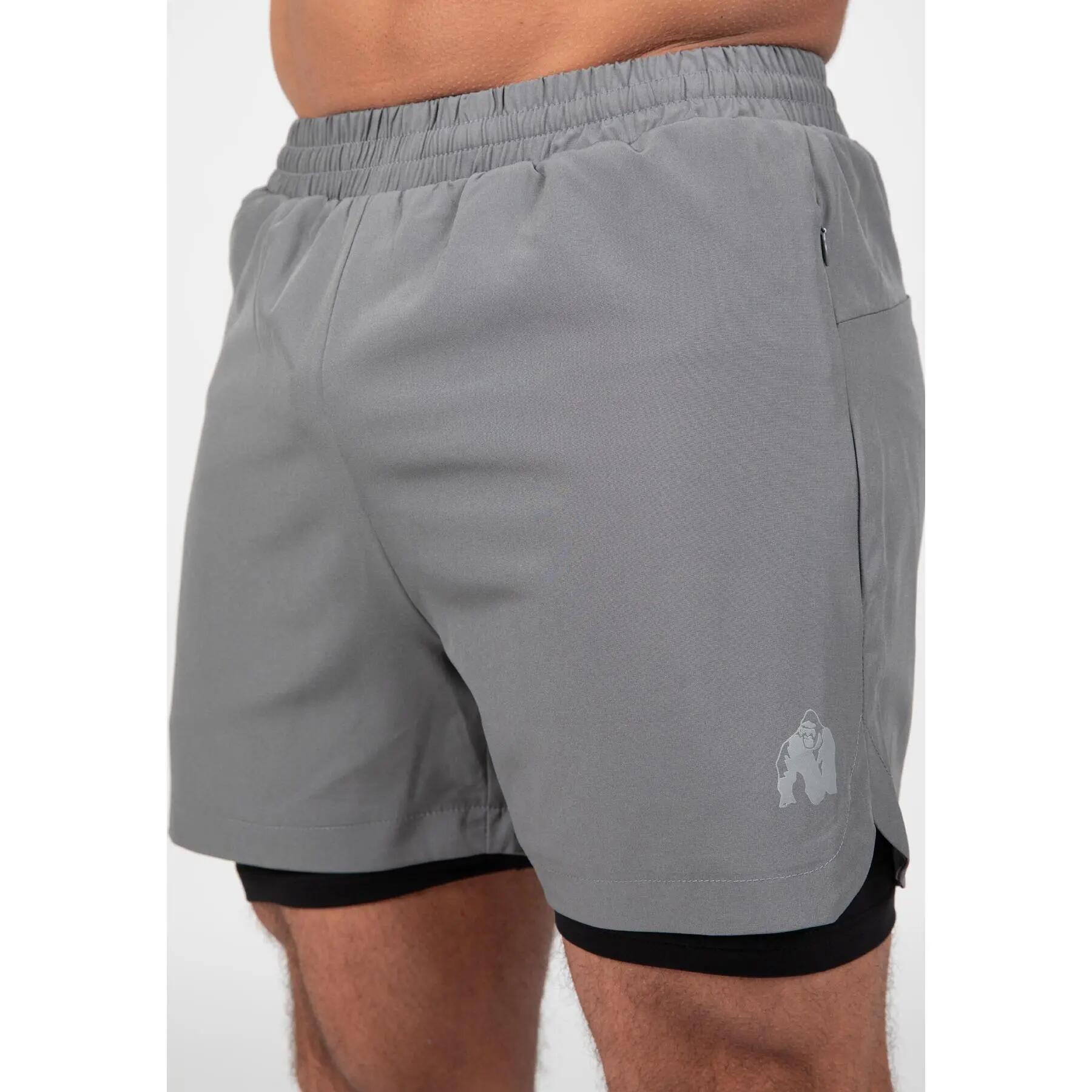 Cortez 2-in-1 Pantaloncini - Antracite 3/6