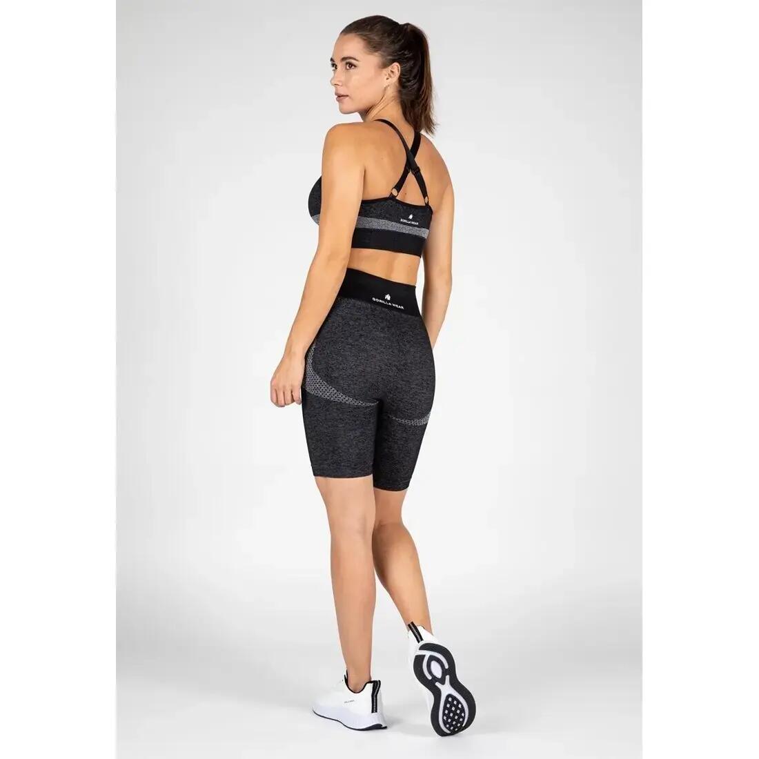 Selah Senza soluzione di continuità Cycling Pantaloncini - Nero 4/6