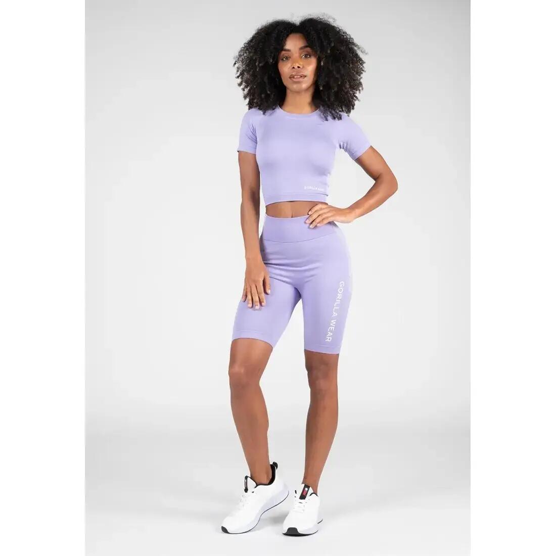 Selah Seamless Cycling Shorts ilac 3/6