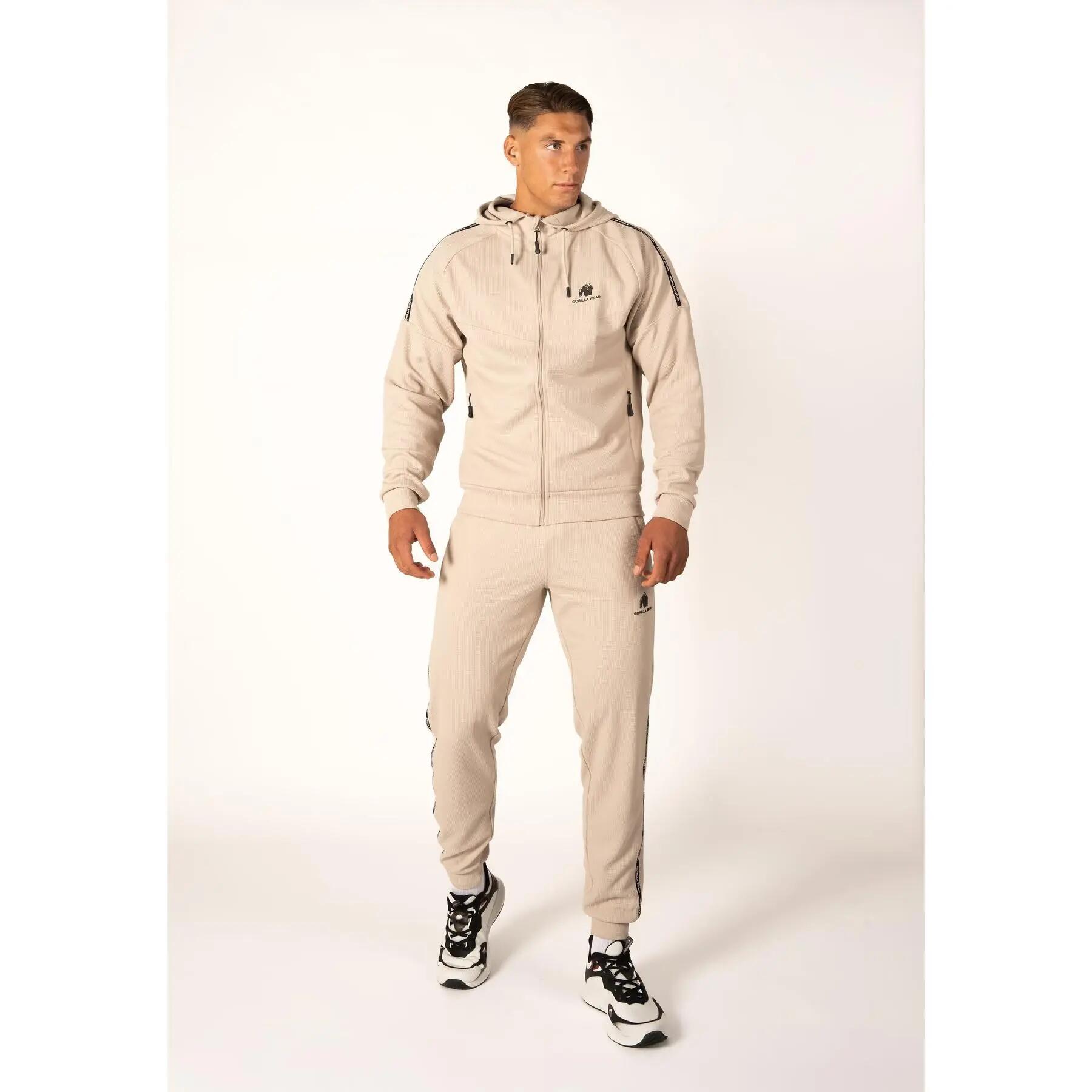 Harvey Track Pants - Beige 3/6