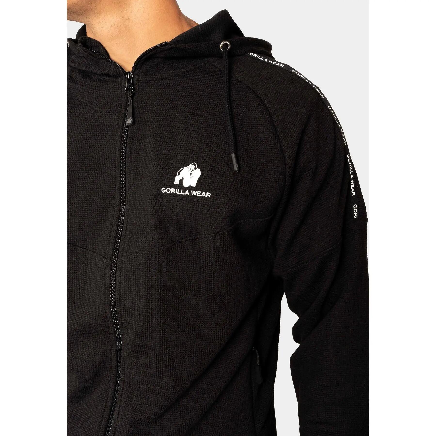 Harvey Con cappuccio Giacca da ginnastica - Nero 4/6