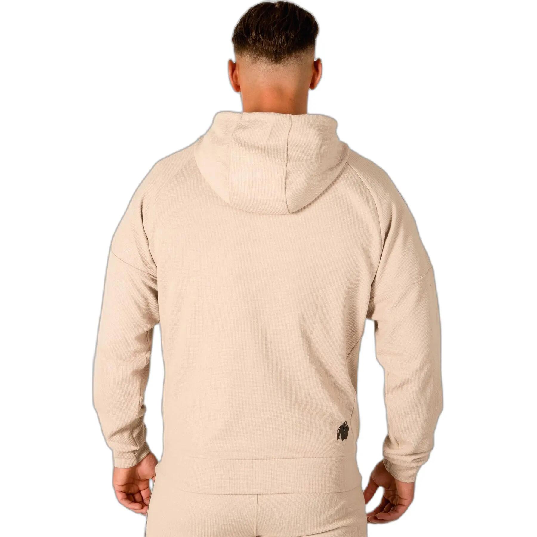 Harvey Con cappuccio Giacca da ginnastica - Beige 3/6