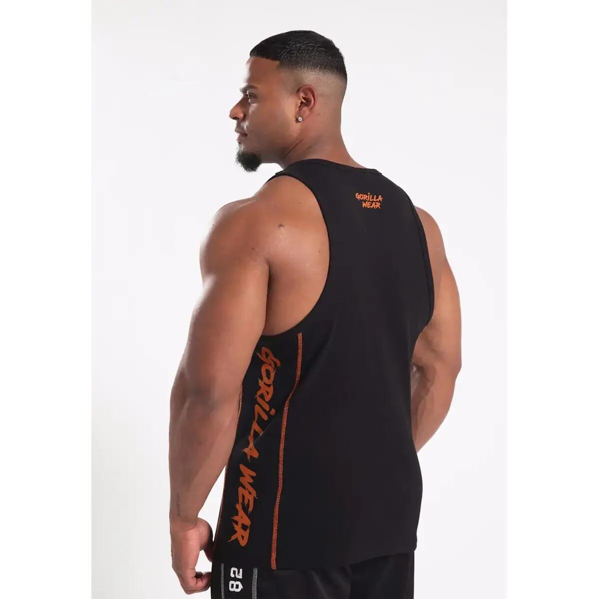 Monterey Camiseta de tirantes - Negro/Naranja 6/7