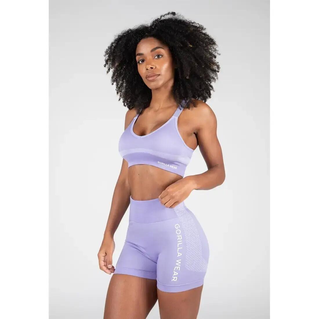 Selah Senza soluzione di continuità Reggiseno sportivo ilac 4/7