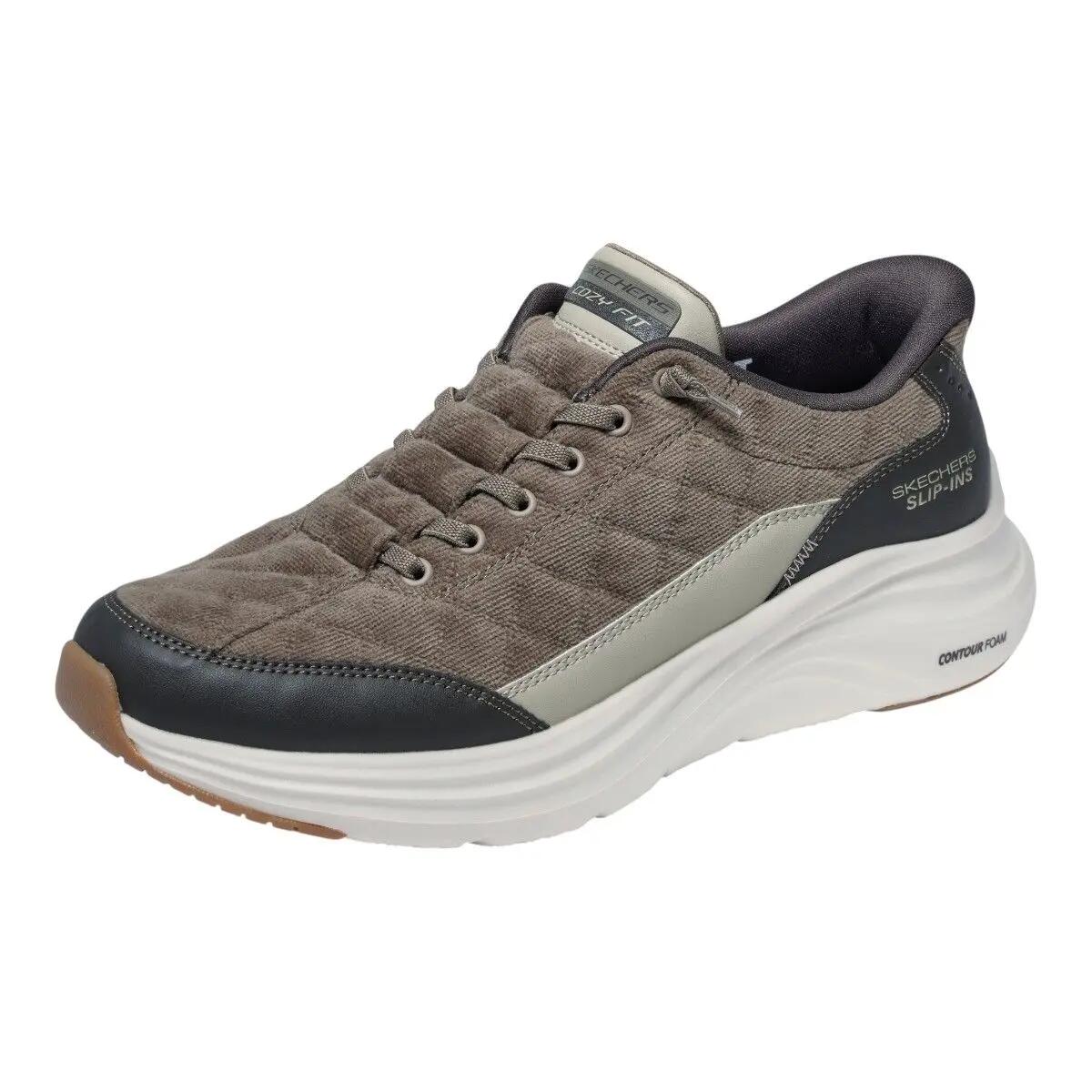 Zapatillas Homme Skechers Contour Foam - Cozy Fit Cordex Vert 4/5