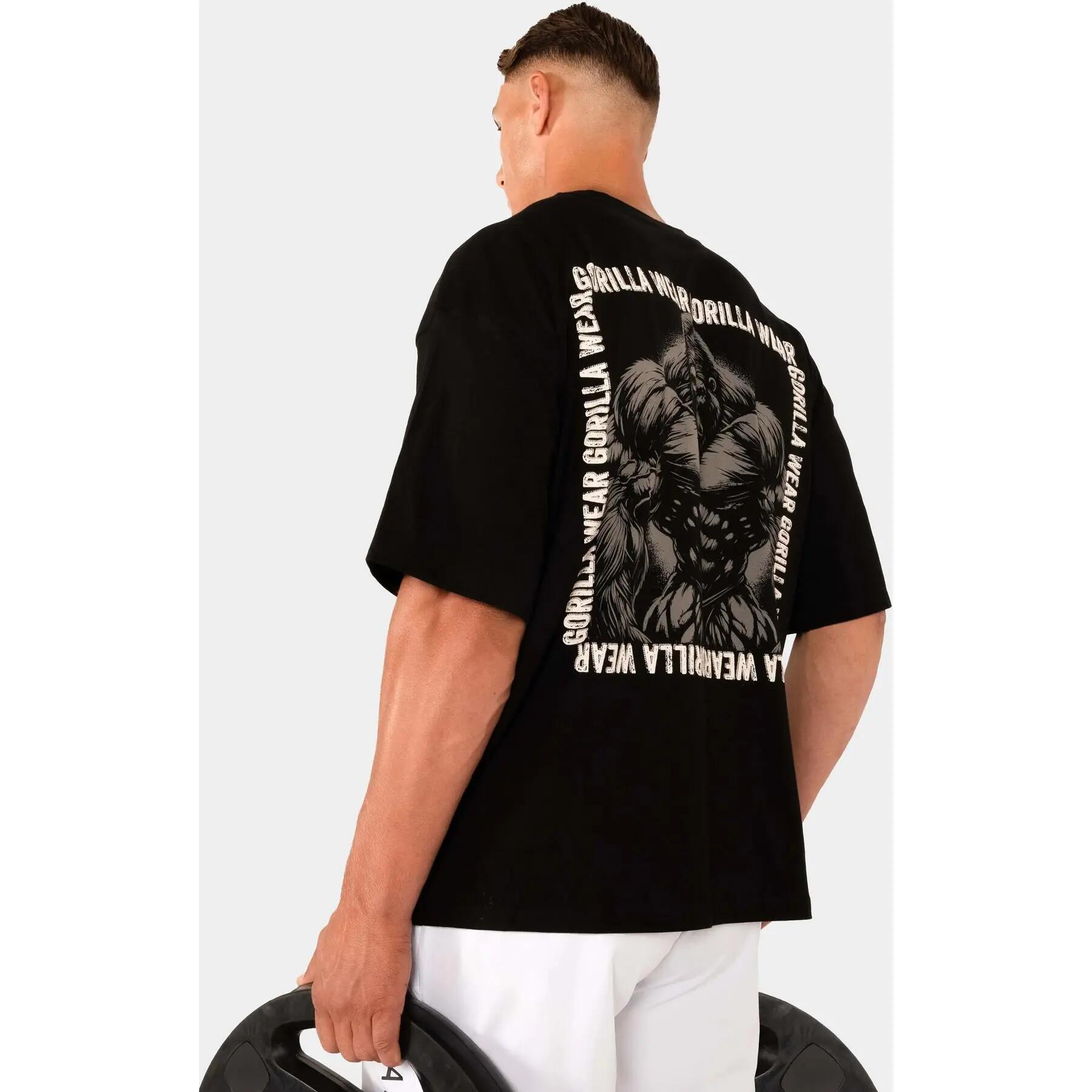 Philip De gran tamaño Camiseta - Negro 4/6