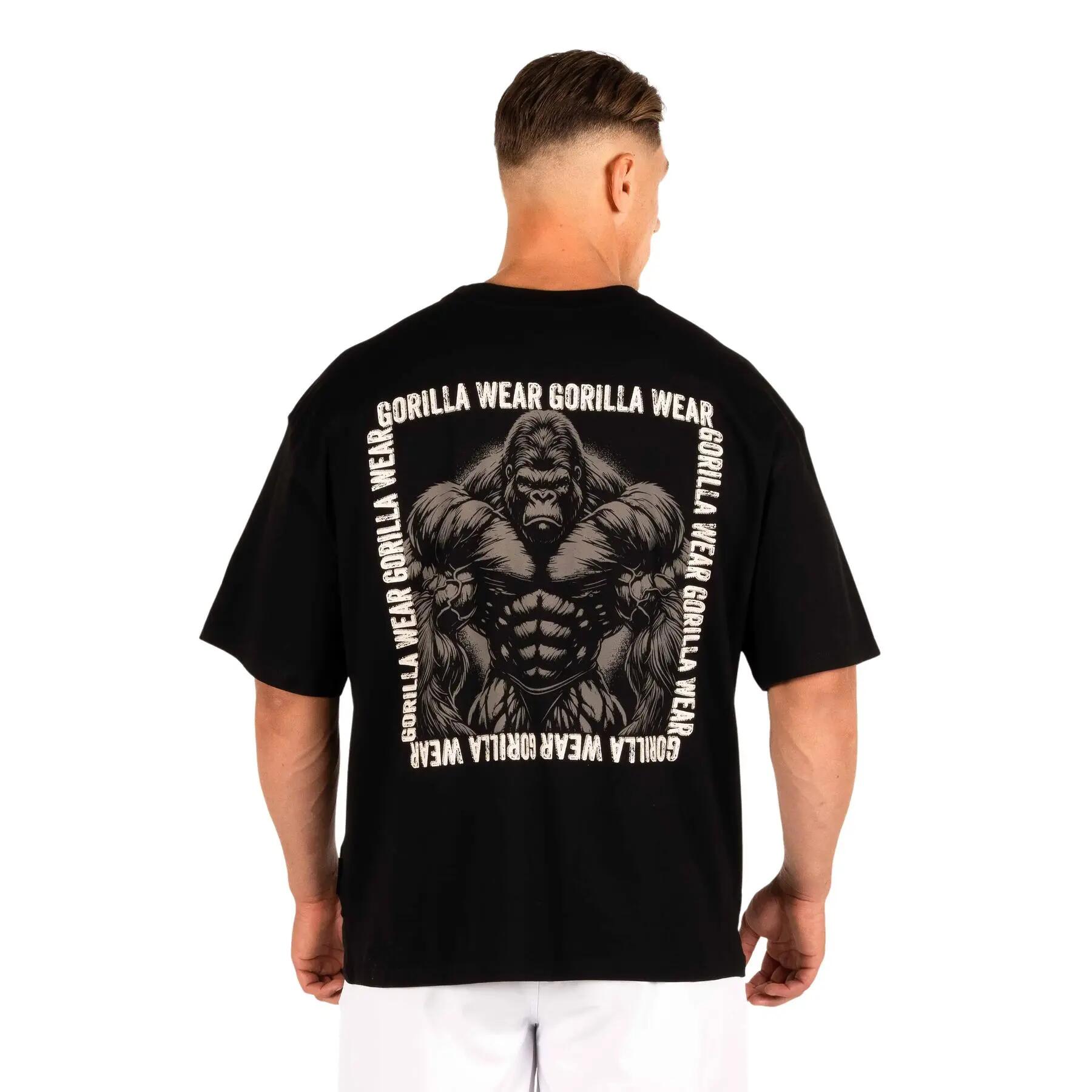 Philip De gran tamaño Camiseta - Negro 3/6