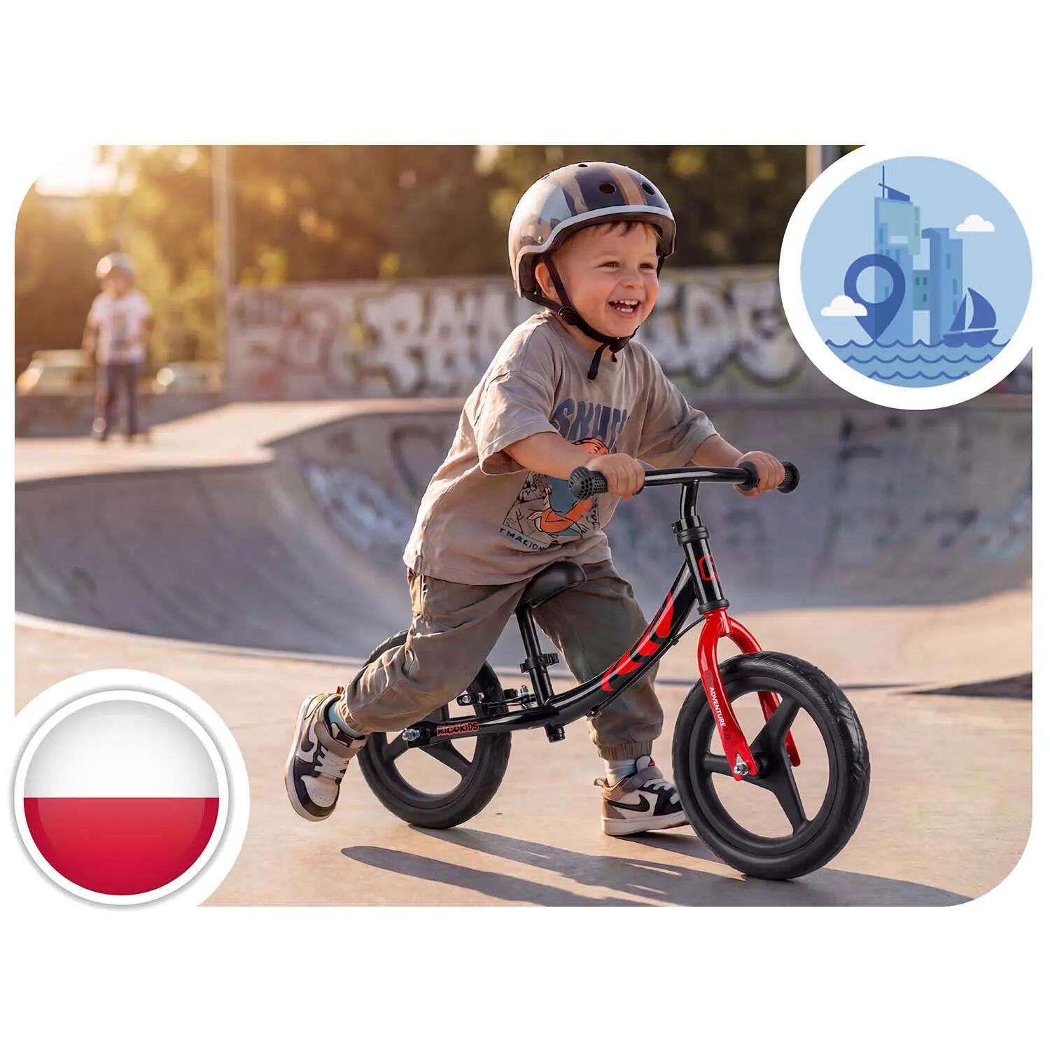 Rowerek biegowy dla dzieci rower dziecięcy Fun Adventure Ricokids 3/7