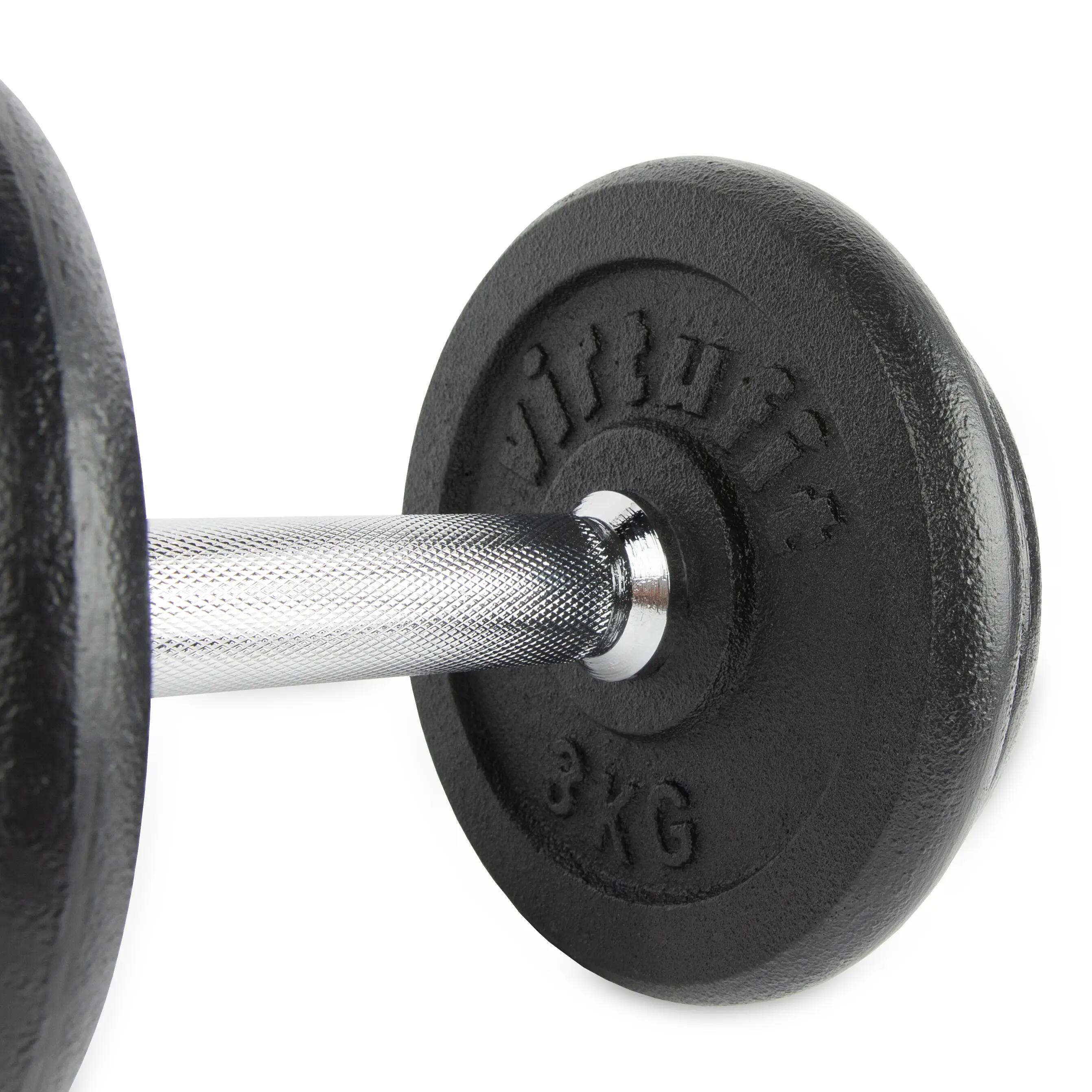 Regulowany zestaw hantli Pro - Żeliwo - 1 x 15 kg 5/7
