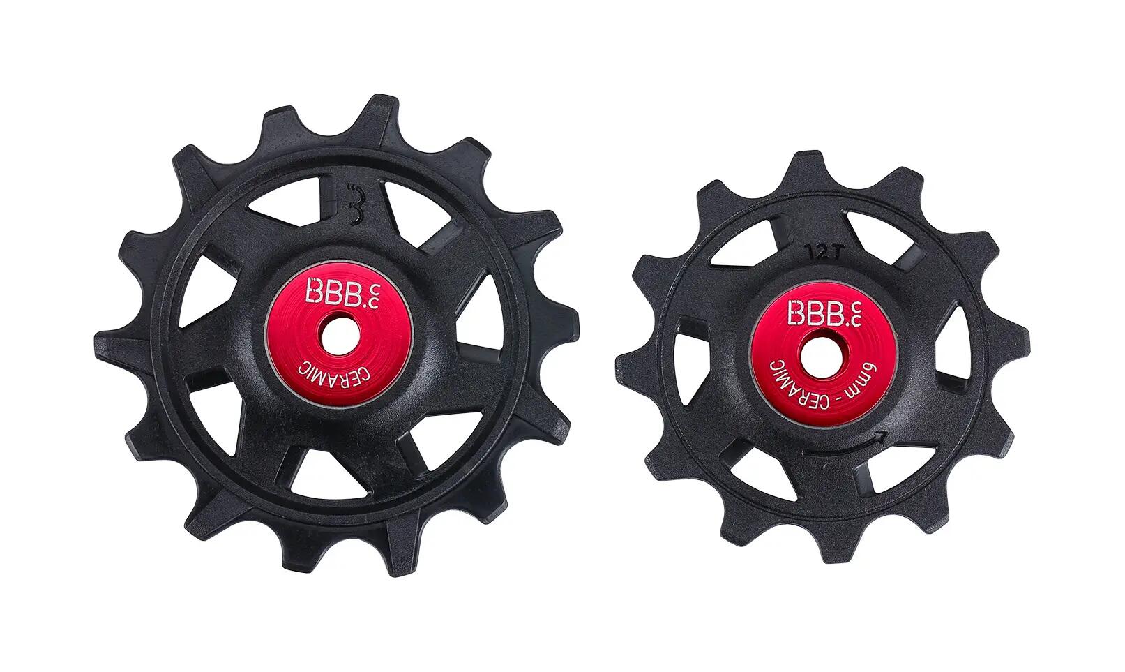 BBB Ceramic RollerBoys 12-14 Teeth Sram Narrow-Wide 12V Black 1/3