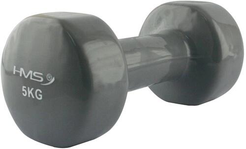 Gietijzeren Dumbbell met Vinyl Coating - 5 kg