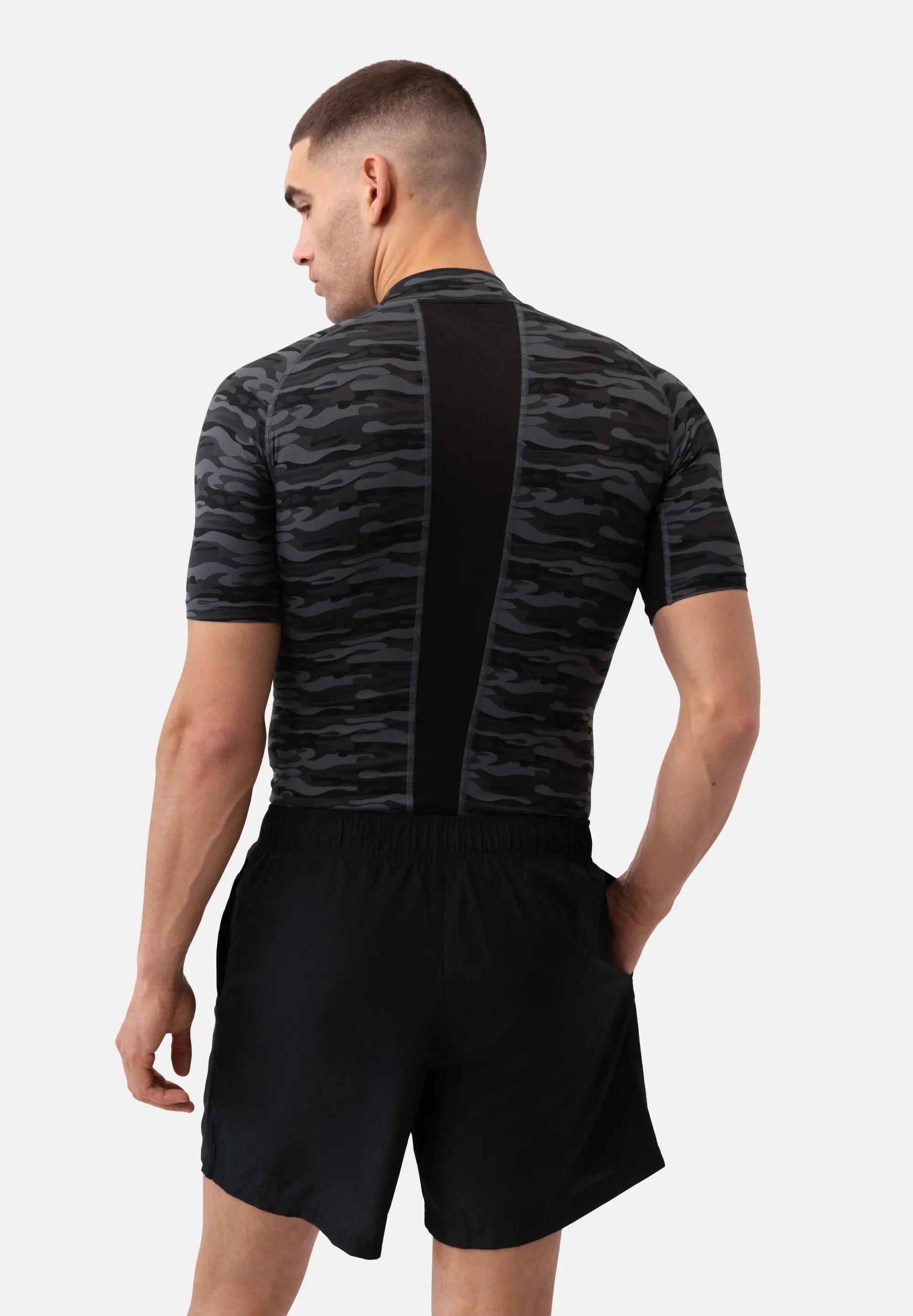 Heren compressieshirt  mouw training en hardlopen 2-pack 4/6