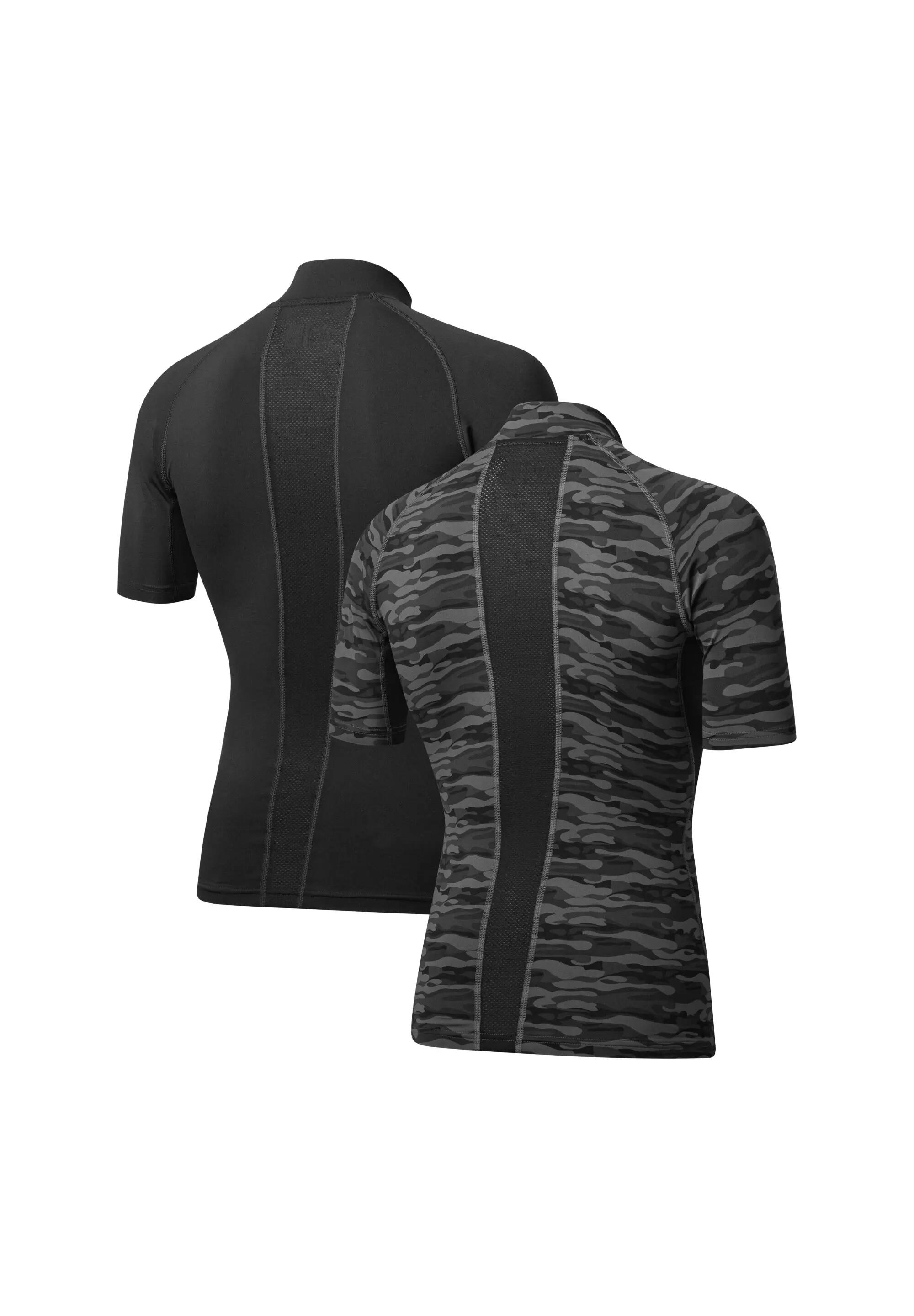 Heren compressieshirt  mouw training en hardlopen 2-pack 2/6