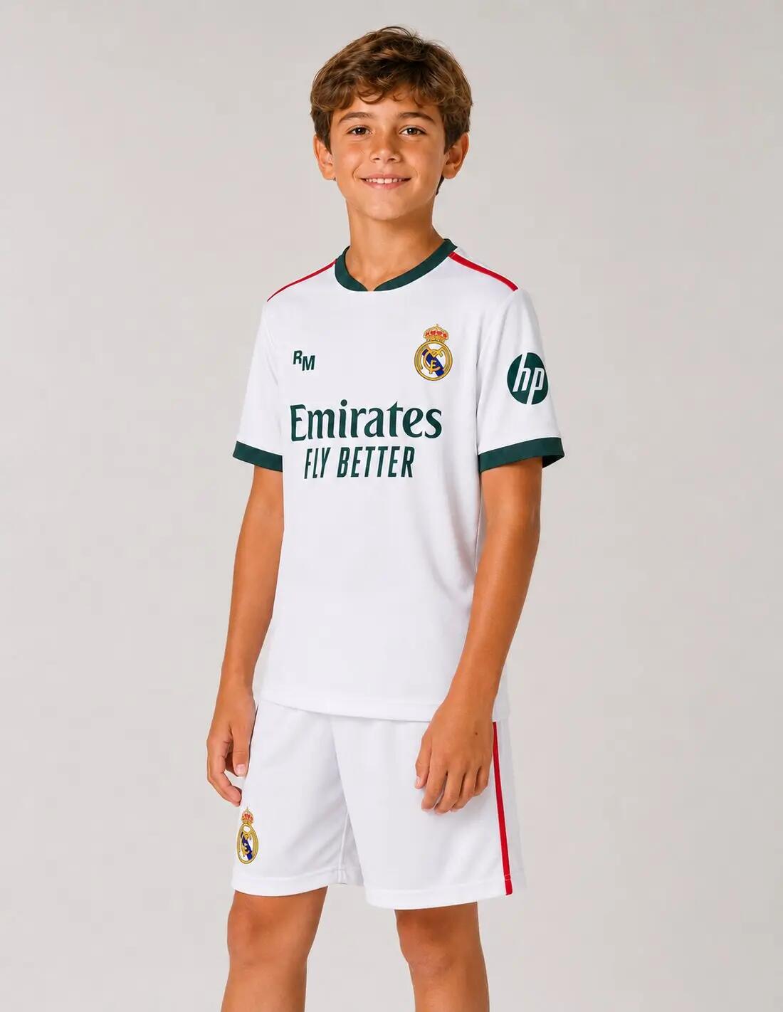 Real Madrid 2026/27 premium dziecięcy komplet piłkarski, replika 2/8