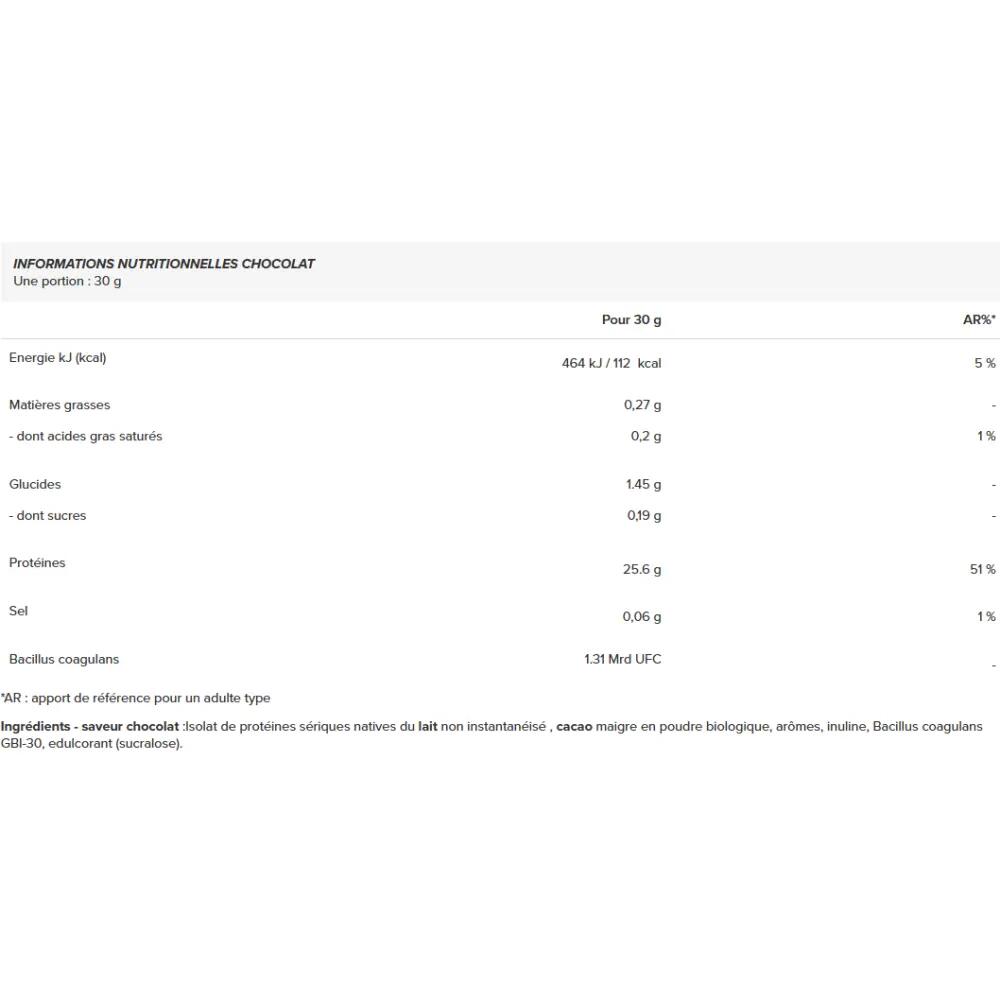 Whey Nativa - Aislado Nativo De Suero Bajo En Lactosa (1,5 Kg) - Fresa 5/6