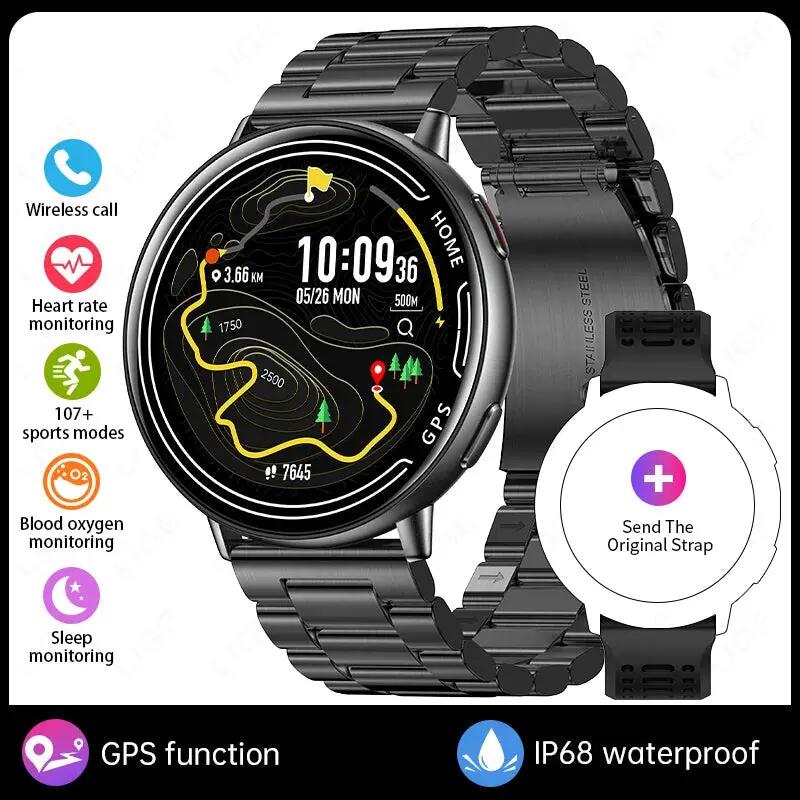 GPS Smart Watch with Bluetooth/Call/Heart Rate/Sports Tracker