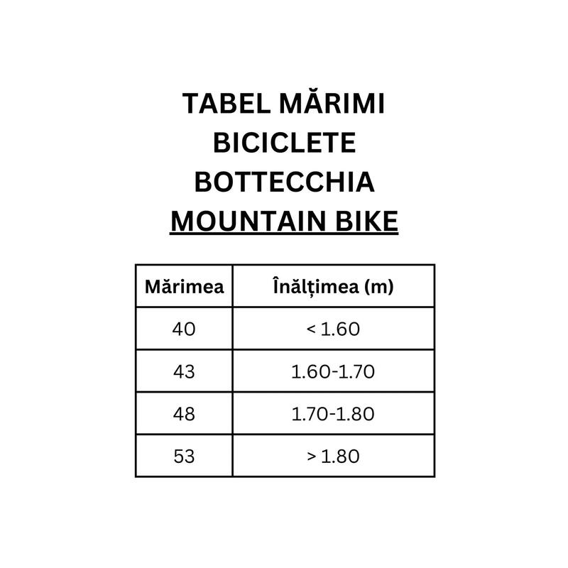 Bicicletă MTB Bottecchia 107 27.5 inch alb/turcoaz 44