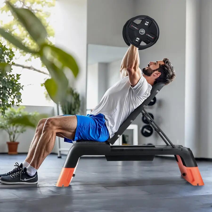 Regulowany Step Fitness Pro - Czarny/Pomarańczowy 4/7