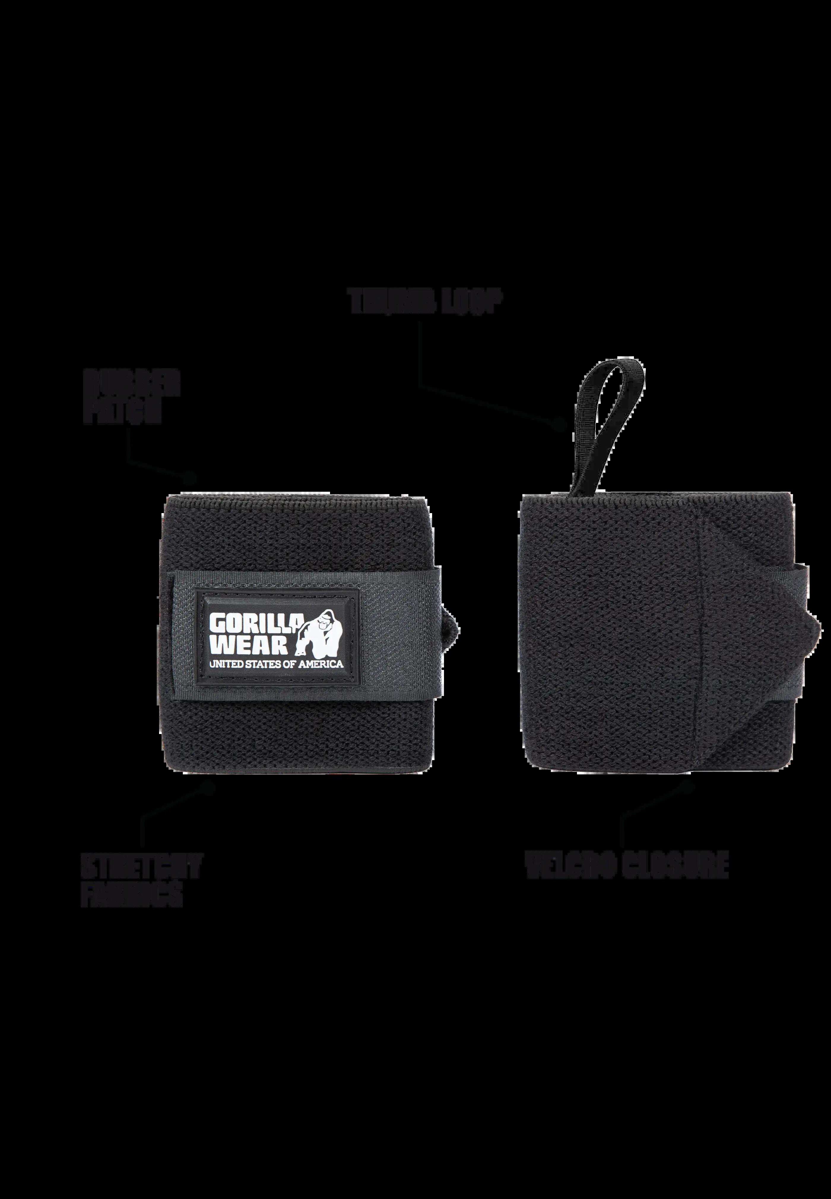 Wrist Wraps BASIC - Zwart/Wit 4/7