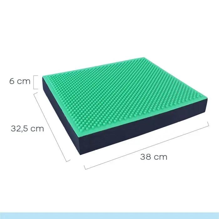 Spiky Balance Pad 2 em 1 - Verde/Preto 7/7