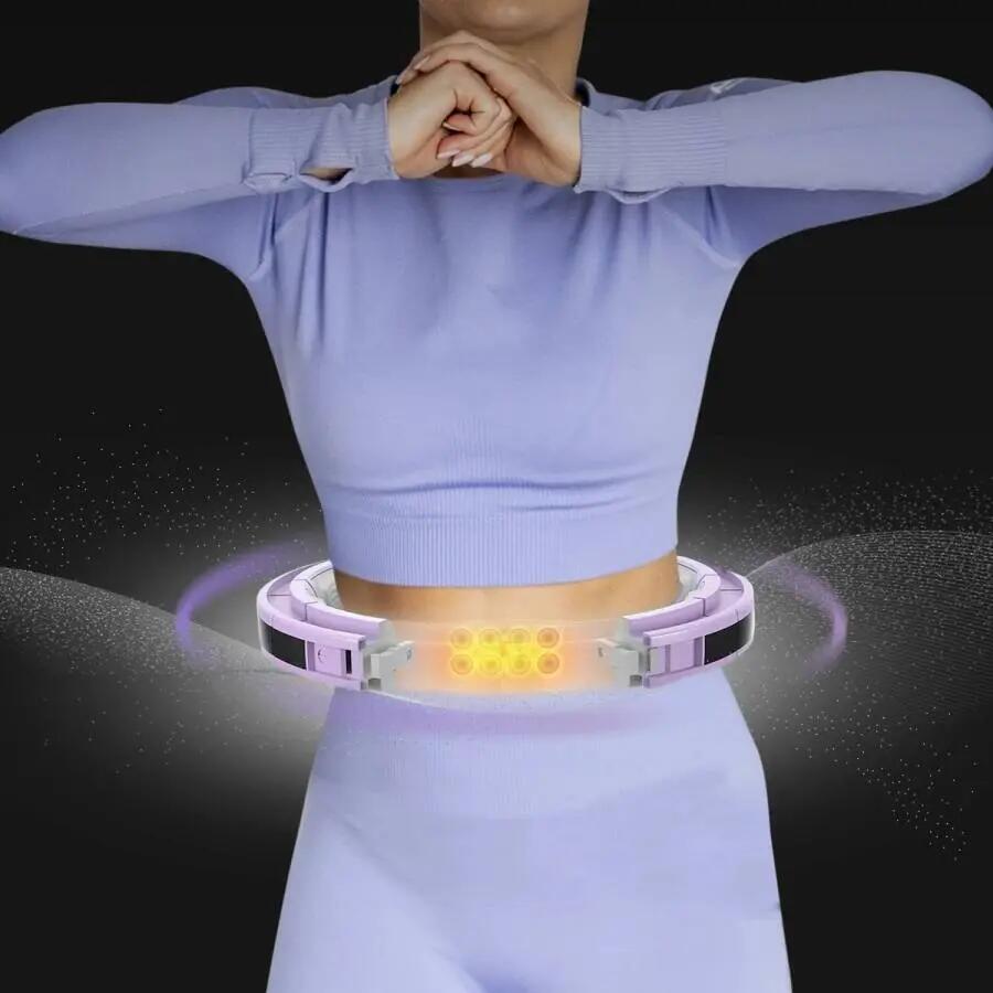 Hula hop z magnesami i obciążnikiem + licznik HMS HHM13 4/8