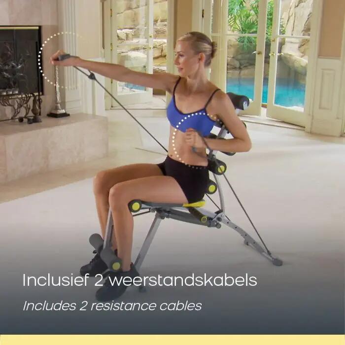 6-in-1 Fitnessbank - Bauchtrainer - Grau 6/7