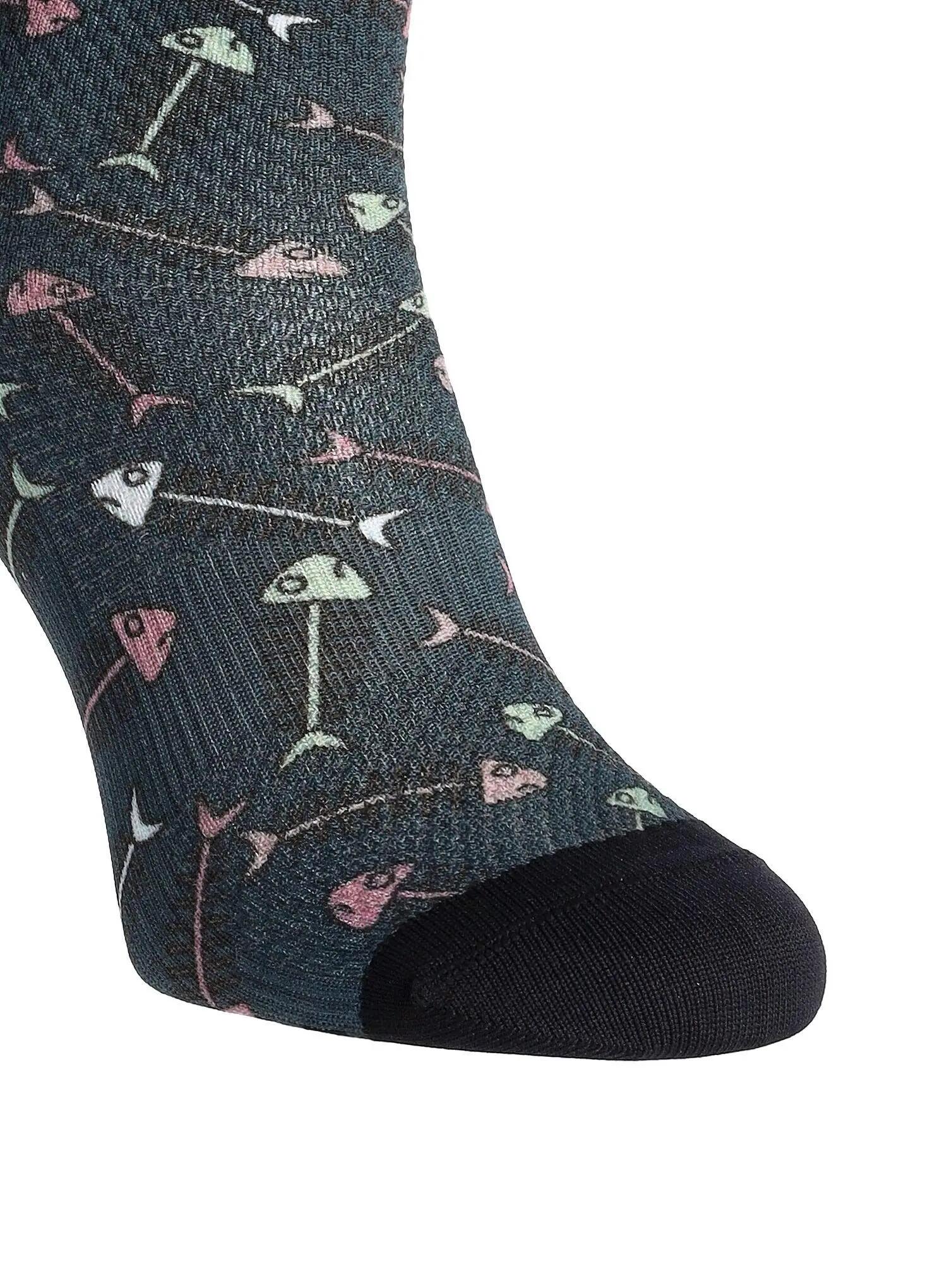 Skarpety rowerowe damskie Karpos Green Fire Socks 4/4