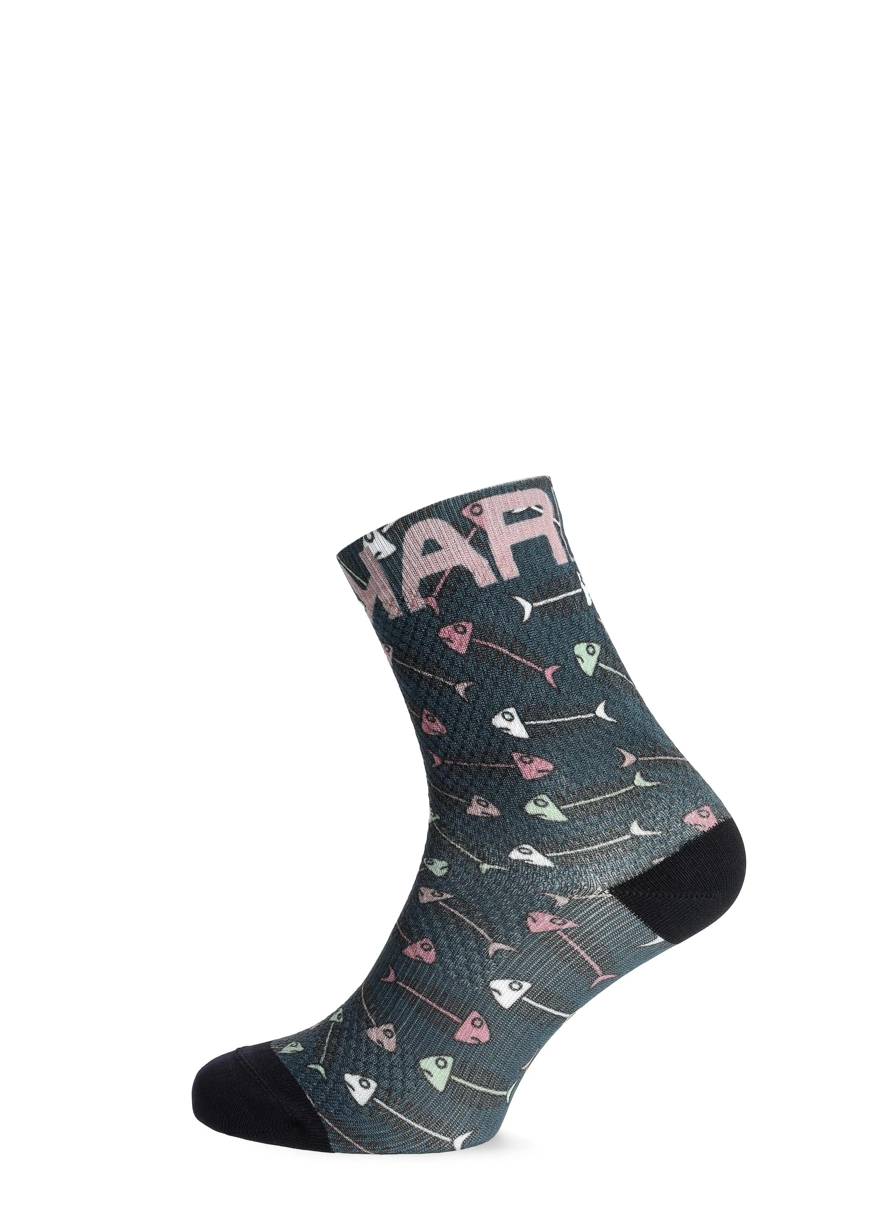 Skarpety rowerowe damskie Karpos Green Fire Socks 3/4