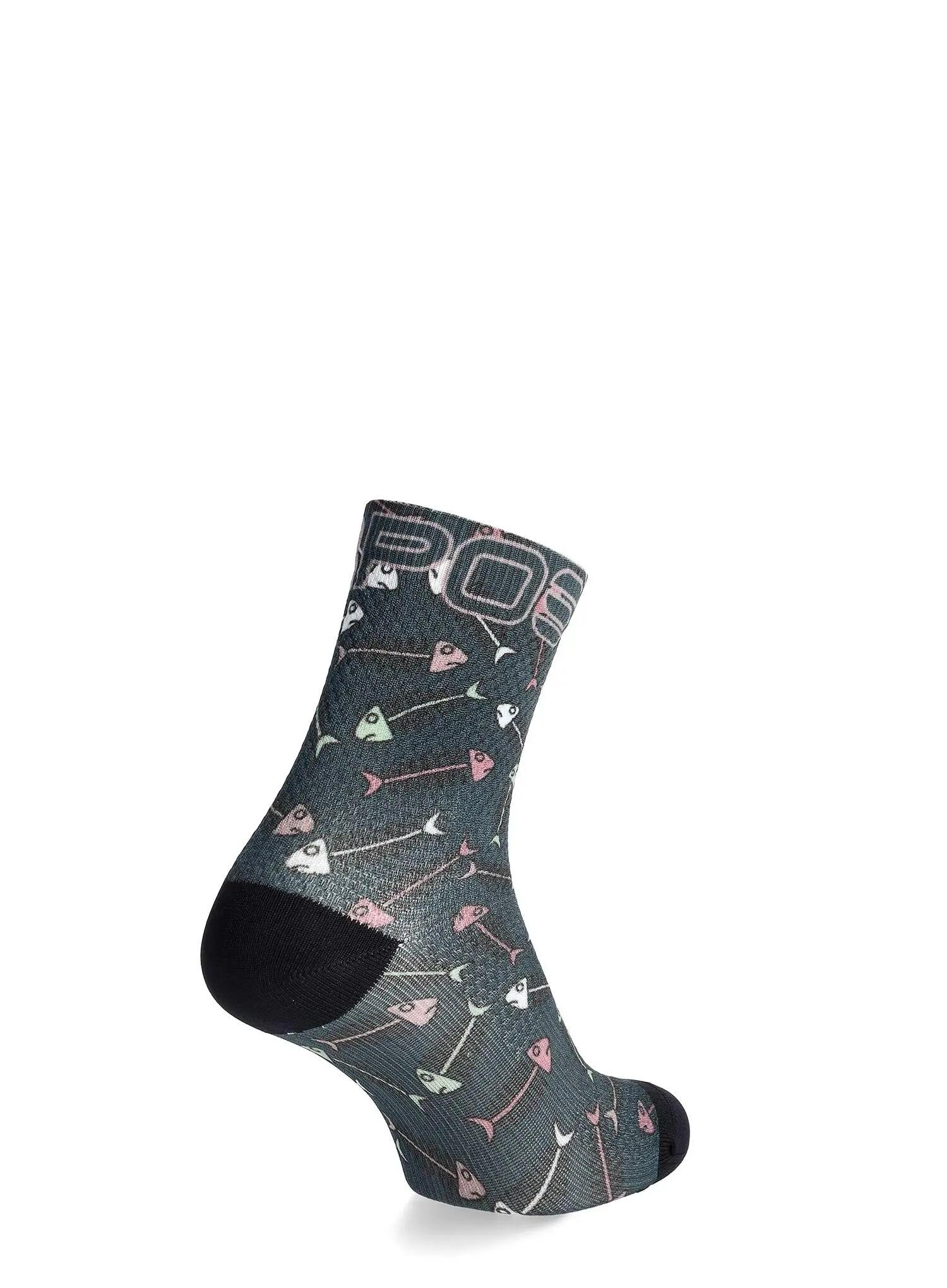 Skarpety rowerowe damskie Karpos Green Fire Socks 2/4