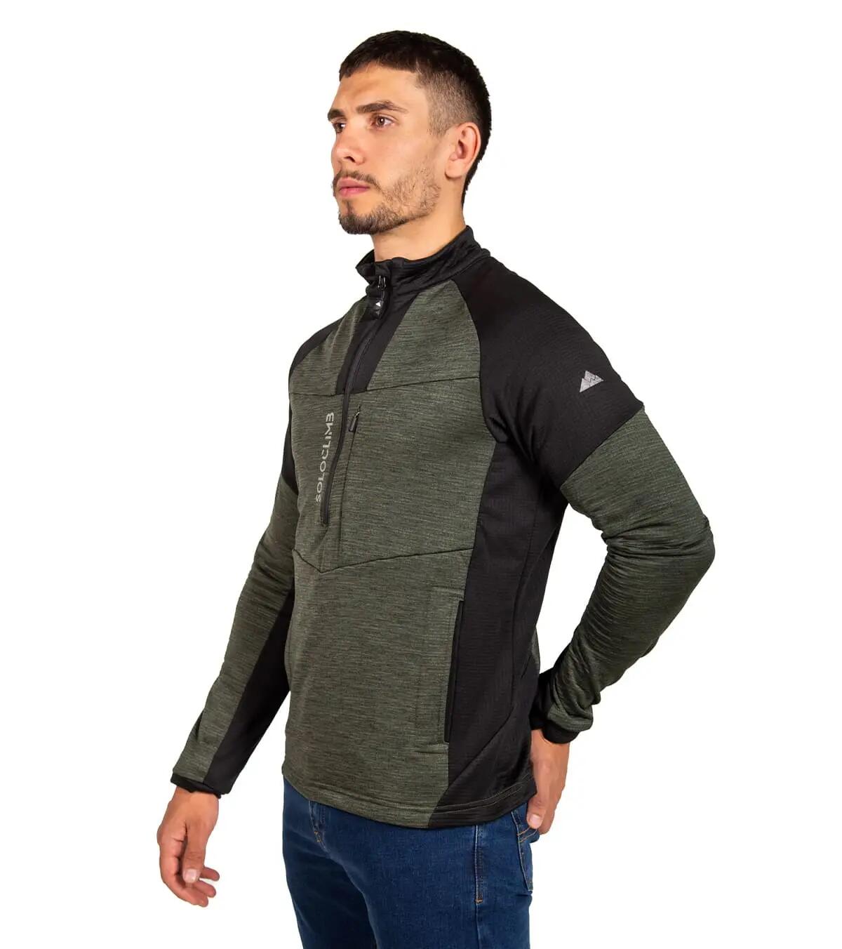 Forro polar Hornet Mao Alpinismo e Trekking Transpirável Homem Preto/Verde 4/5