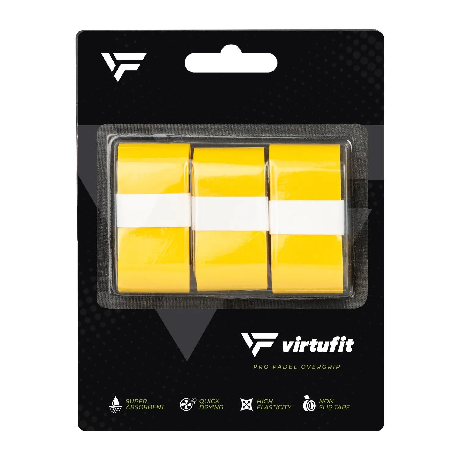 Pro Padel Overgrip - Geel - 9 Stuks 6/6