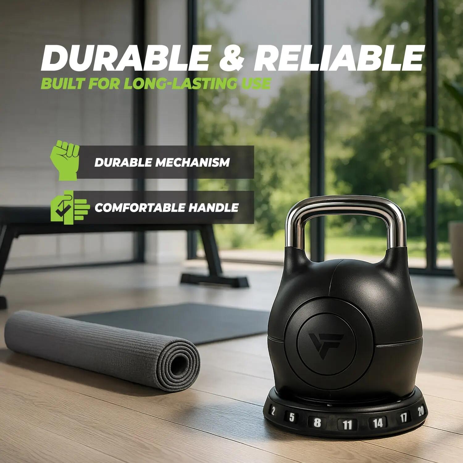 Kettlebell regolabile 20 kg 6/7